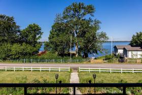 Large and modern house with its own sandy beach