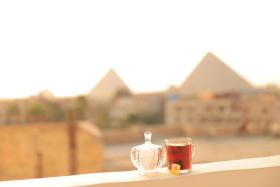 Magic golden pyramids