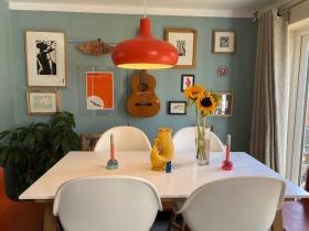 Stylish and eclectic home near Cambridge