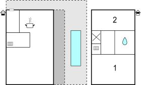 Beautiful home in Tzummarum with 2 Bedrooms, WiFi and Outdoor swimming pool