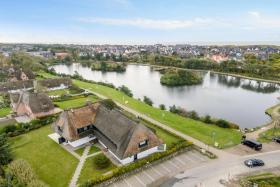 Abendrot am Dorfteich