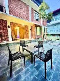 Blue roof apartments