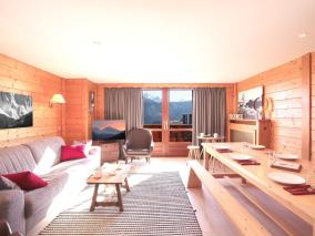 Charmant Appartement a Courchevel avec Parking et Wifi, Pieds des Pistes, 6 Pers. - FR-1-575-158
