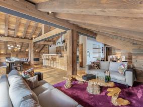 Penthouse chic au coeur de Courchevel, pres des pistes, avec WiFi et parking - FR-1-562-69