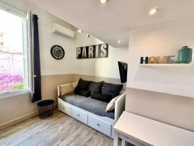 Studio avec Clim a 100m plage - 15min centre ville