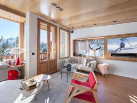 Triplex de charme avec cheminee, balcon et parking a Courchevel Chenus, proche des pistes - FR-1-564-90