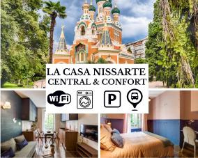 La Casa Nissarte - Centre ville pres gare - wifi -parking , confort et cosy