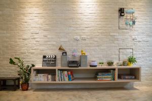 Knihovna v bed and breakfast