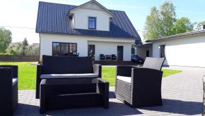 Posezení v ubytování Pärnu Lubja Apartments
