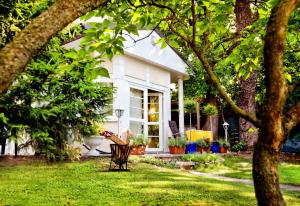 Zahrada ubytování Pension Margit