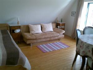 Posezení v ubytování Ferienwohnung Blütenpracht Jork