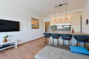 TV a/nebo společenská místnost v ubytování Apartment Skadenca