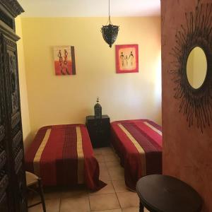 Postel nebo postele na pokoji v ubytování Chambre d'hôtes Costa Belle