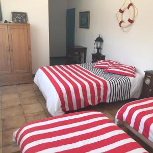 Postel nebo postele na pokoji v ubytování Chambre d'hôtes Costa Belle