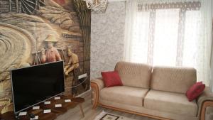 TV a/nebo společenská místnost v ubytování Cayeli Kent Apart