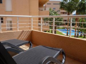 Charming Apartment in L'Albir with Swimming Poolの敷地内または近くにあるプールの景色