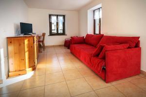 TV a/nebo společenská místnost v ubytování Albergo Diffuso "Col Gentile" Socchieve
