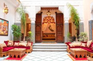 Posezení v ubytování Riad-Boutique Borj Dhab Fez