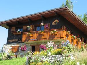 Zahrada ubytování Chalet la Ravine