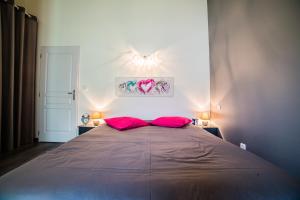 Postel nebo postele na pokoji v ubytování Gîte LaurieRaphael