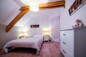 Postel nebo postele na pokoji v ubytování Gîte LaurieRaphael
