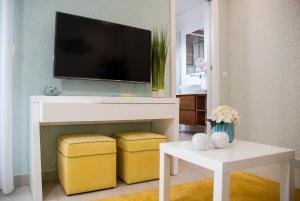 TV a/nebo společenská místnost v ubytování Batata - Ocean View