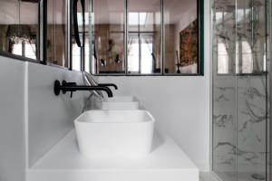 Koupelna v ubytování Une Chambre Chez Dupont