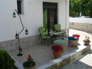 Vonkajšia záhrada v ubytovaní Le Onde