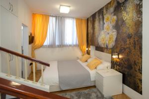 Voodi või voodid majutusasutuse Apartment & Room Split Lea toas