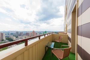 En balkon eller terrasse på Apartment Prestige Hall