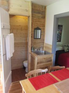 Ванная комната в Cabines Boréales
