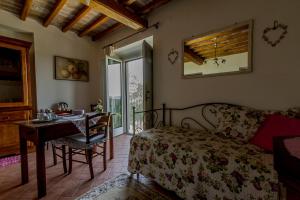 Posezení v ubytování Agriturismo Specchio Del Lago