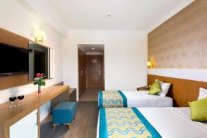 TV a/nebo společenská místnost v ubytování Kemer Dream Hotel