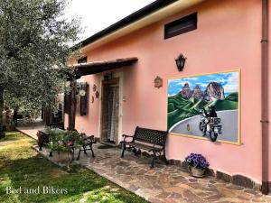 Budova, kde se bed and breakfast nachází