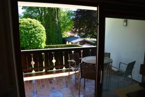Ein Balkon oder eine Terrasse in der Unterkunft Alpen Deluxe Oberammergau