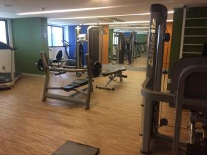 Fitness centrum a/nebo fitness zařízení v ubytování Flat Beach Class Executive
