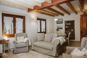 Posezení v ubytování Casa Rural Valle de Tena