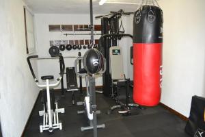Fitness centrum a/nebo fitness zařízení v ubytování Pech Cujoul