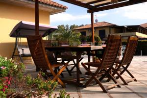 Patio nebo venkovní prostory v ubytování Orchidea apartments