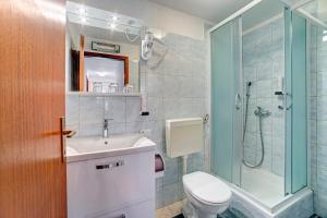 Koupelna v ubytování Hotel Skradinski Buk