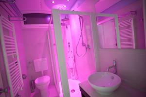 Koupelna v ubytování Hotel Levante