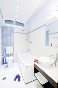 Koupelna v ubytování Hotel Levante