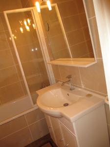 Koupelna v ubytování Joli Studio à la Montagne