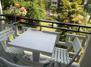 Balkón alebo terasa v ubytovaní Garda Residence
