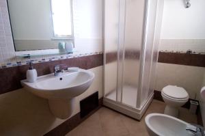 Koupelna v ubytování B&B La Porta Accanto