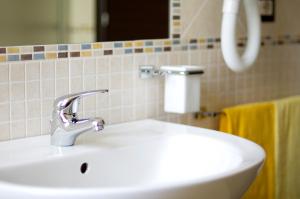 Koupelna v ubytování B&B La Porta Accanto
