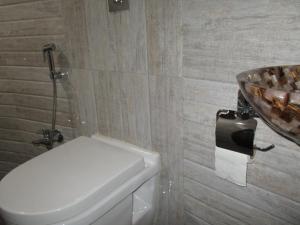Koupelna v ubytování Hotel Sapna