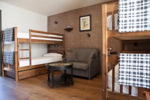 אזור ישיבה ב-Hostel-Albergue Monte Perdido