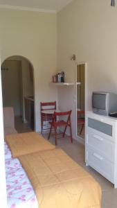 Kuchyň nebo kuchyňský kout v ubytování Shambala Apartments