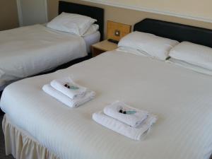 En eller flere senge i et værelse på The Bridge Hotel